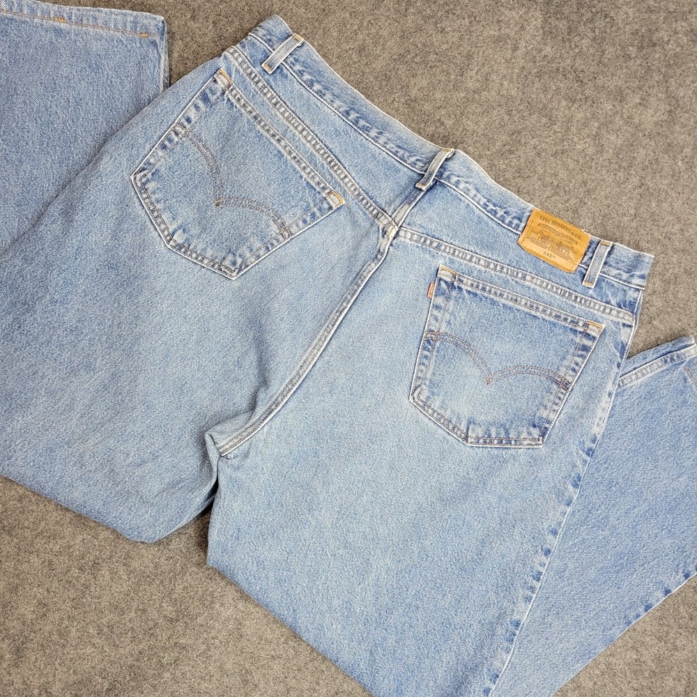 VTG Levis 545 Jeans Mens 44x30 Blue Loose Fit Grunge Y2K Americana‎ 2000s
